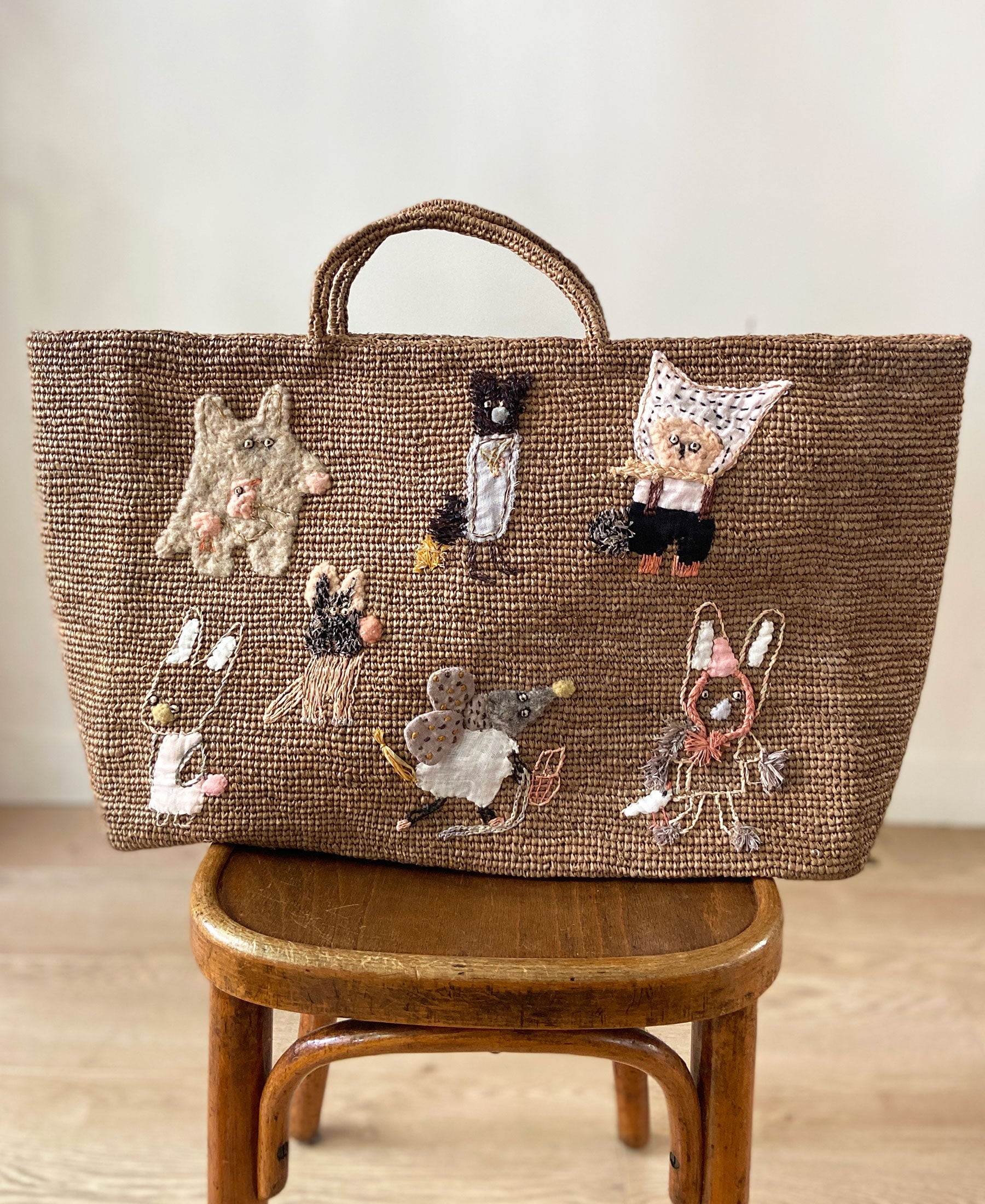 Sophie Digard / scott raffia handbag (S007/50/R/ZCB) バッグ