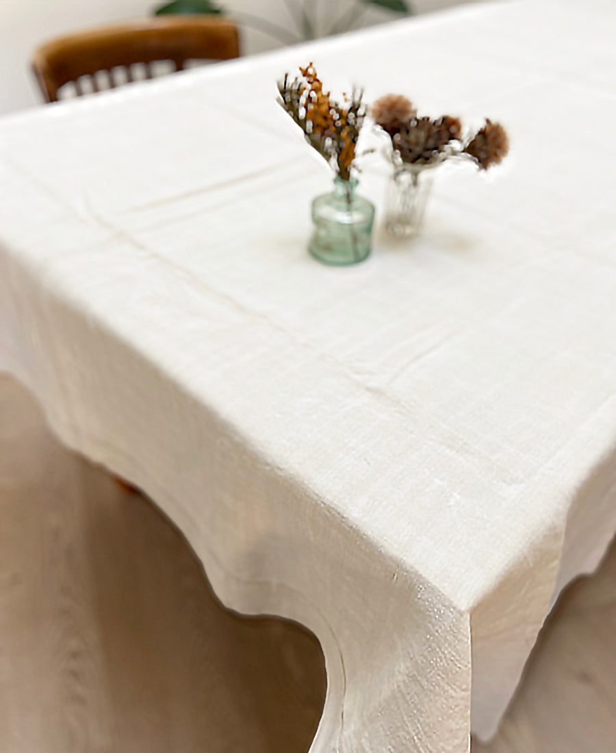 Antique French linen table cloth (HB) – petiteparis