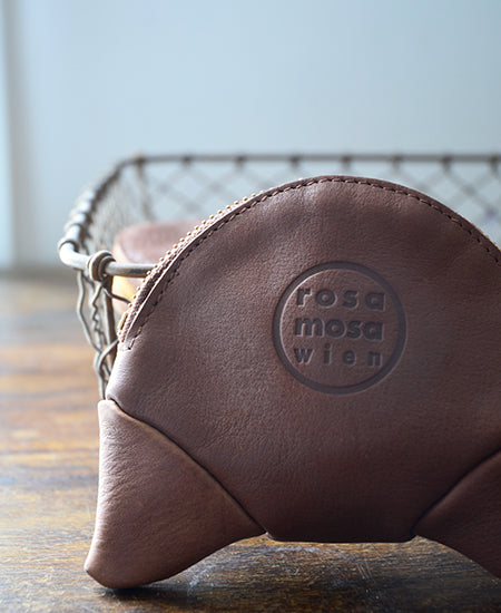 【30%off】rosa mosa / Croissant coin case (brown)