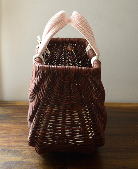 【35%OFF】rosa mosa / Willow basket bag (rose/natural)