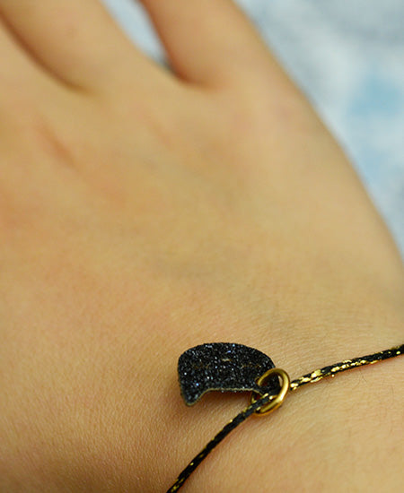 Obi Obi / bracelet chat noir