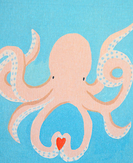 season paper / carte (octopus in love)