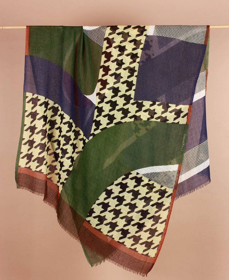 【30%off】Mapoesie / foulard Serventies (Kaki)