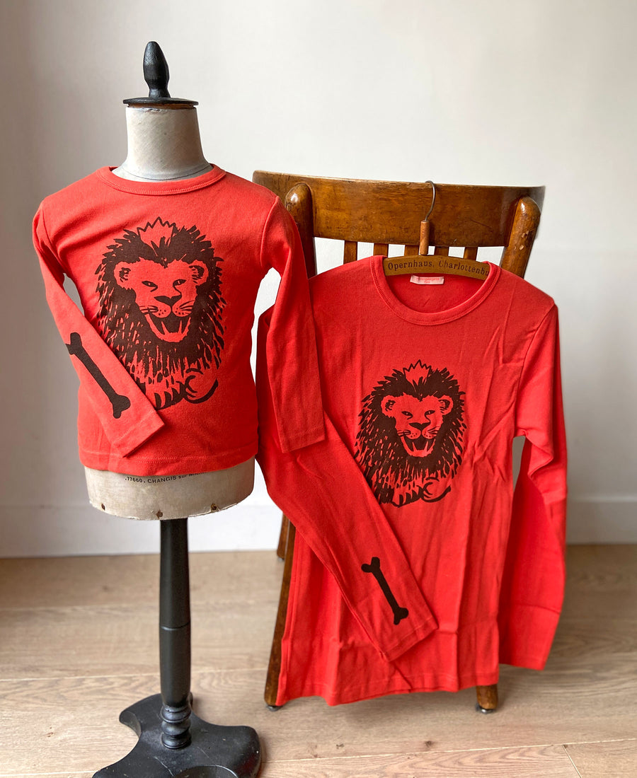 maisongeorgette T-shirts / lion (orange)