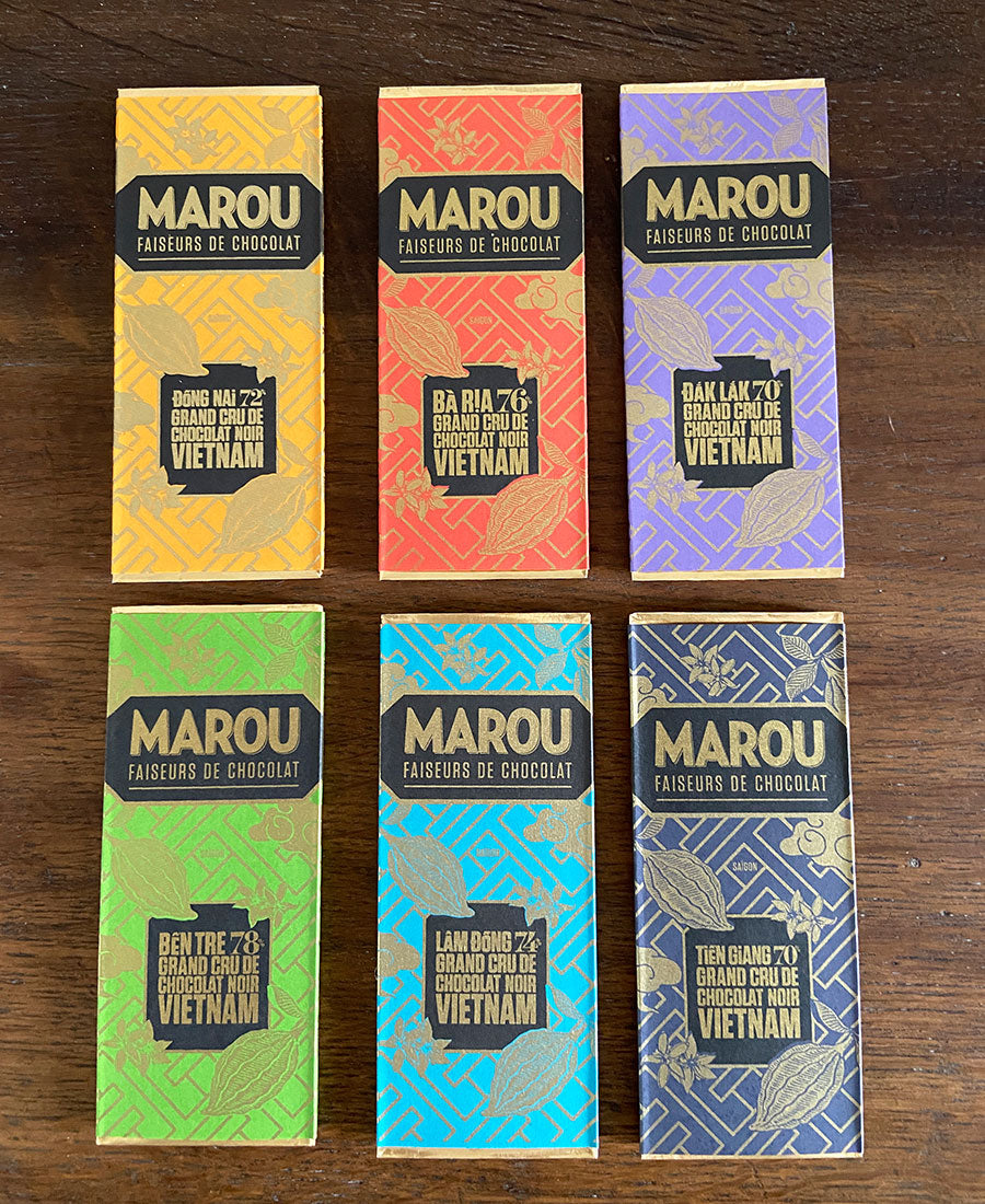 Chocolat MAROU / chocolat ( Set of 6 x 24g )
