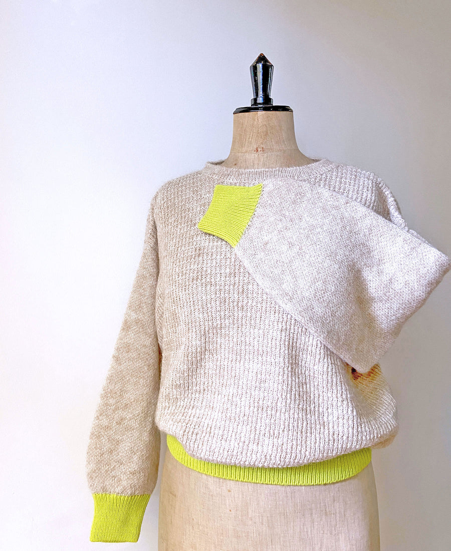 Mapoesie / suzanne sweater (Lime)