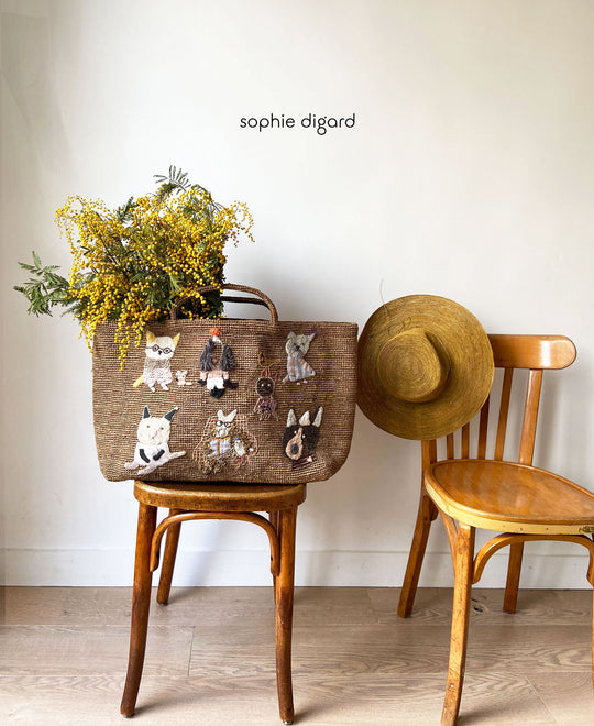 New in! Sophie Digard raffia bags and linen scarves arrived!