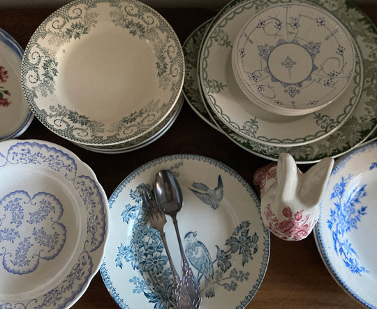 New in! Antique & Vintage plates