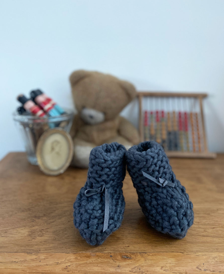 【OUTLET】April Showers / Fabio baby shoes (chacoal)