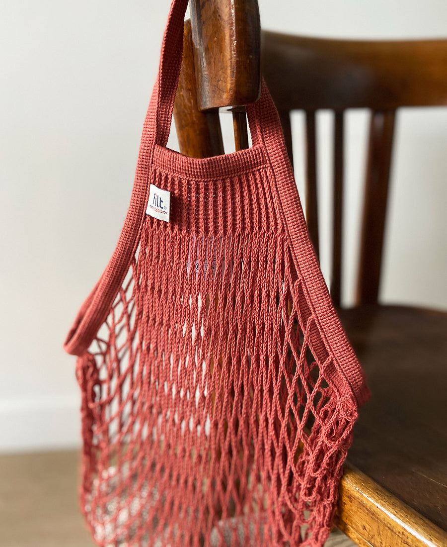 FILT 1860 / Net shopping bag (Brique)