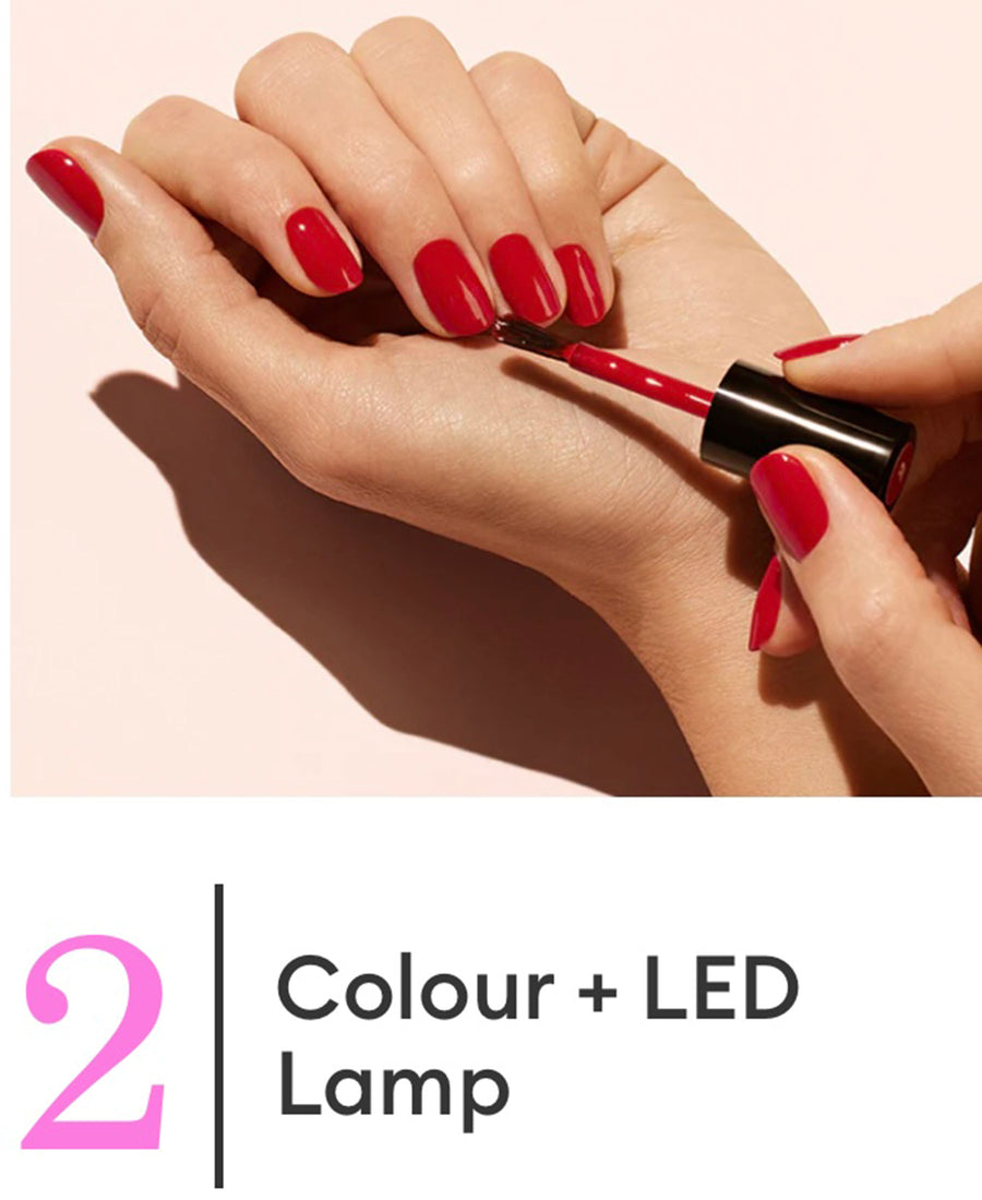 manucurist / green flash™ 02 (LED nail polish / red cherry)