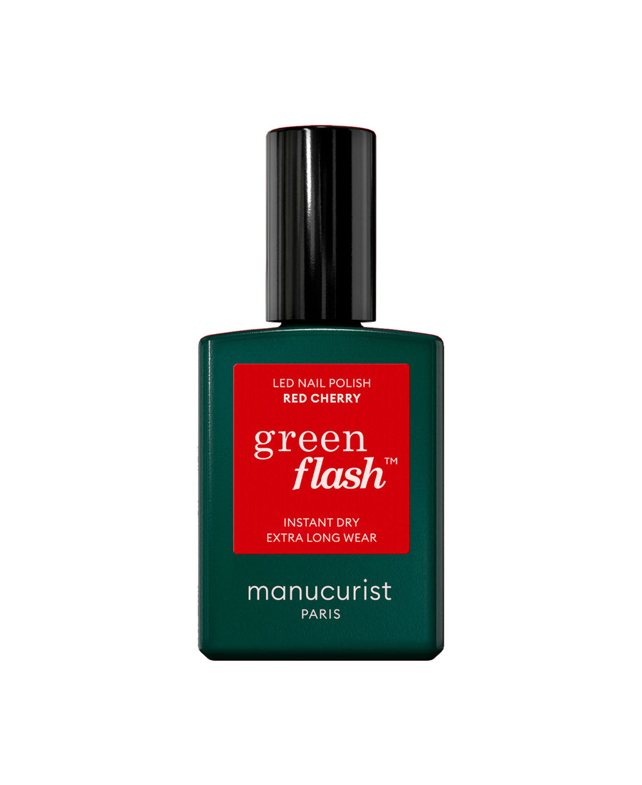 manucurist / green flash™ 02 (LED nail polish / red cherry)