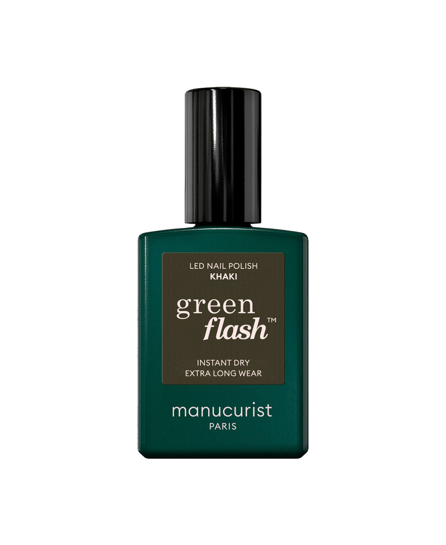 manucurist / green flash™ 02 (LED nail polish / khaki)