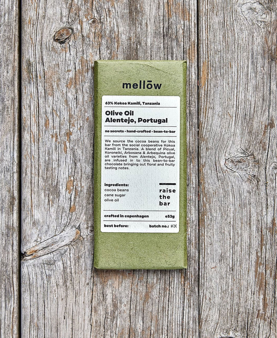 mellow / chocolate bars (olive oil)