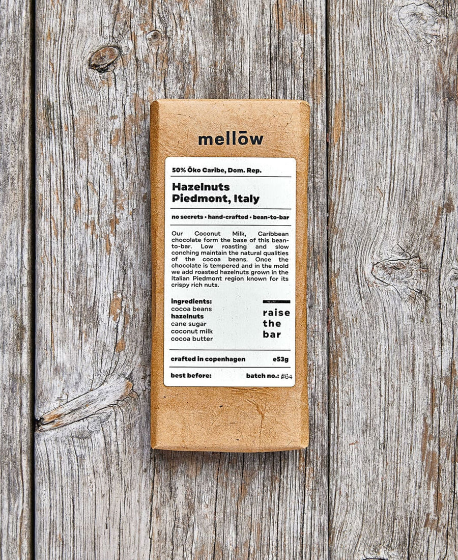 mellow / chocolate bars (hazelnuts)