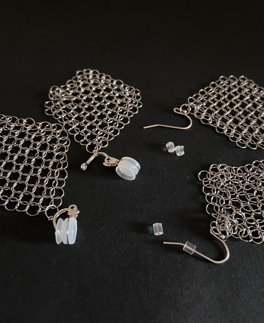 Pascale Lion / Zoé earrings (AR / Silverish)