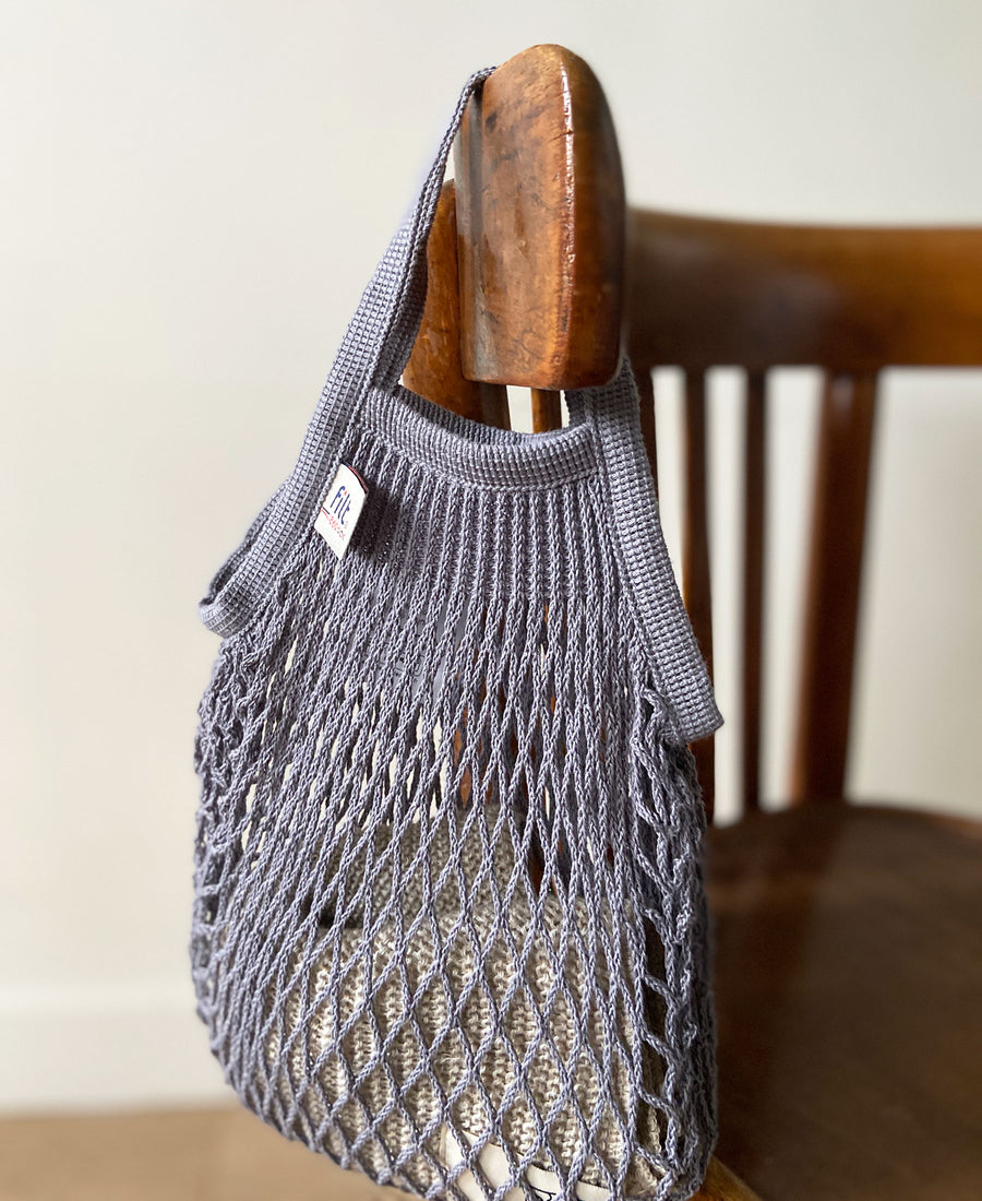 FILT 1860 / Net shopping bag (Gris Lead)