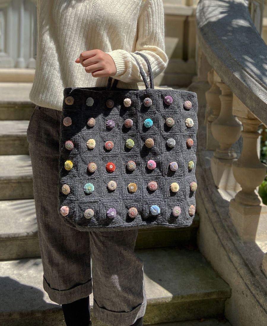 Sophie Digard / wool handbags (S032/3434/SHETLAND)