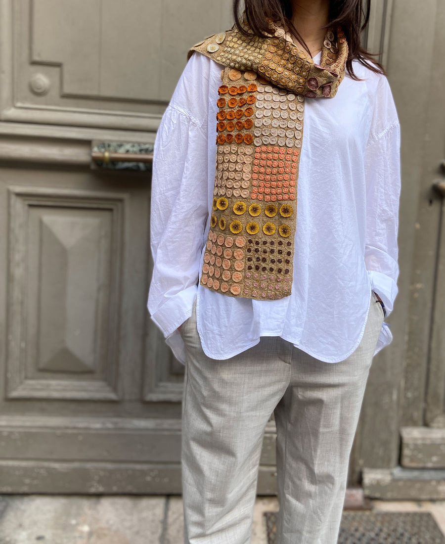 Sophie Digard / linen scarf (E4770/L/LIN)