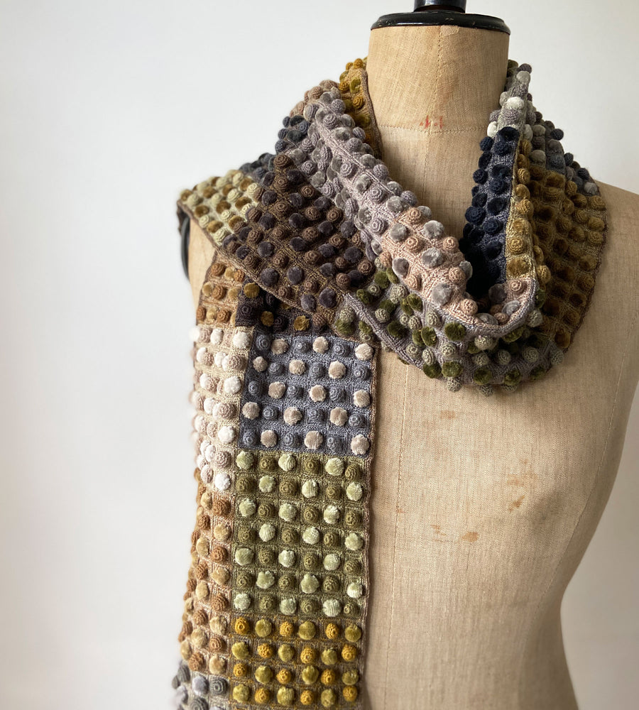 Sophie Digard / wool scarf (E4002/L/MR)