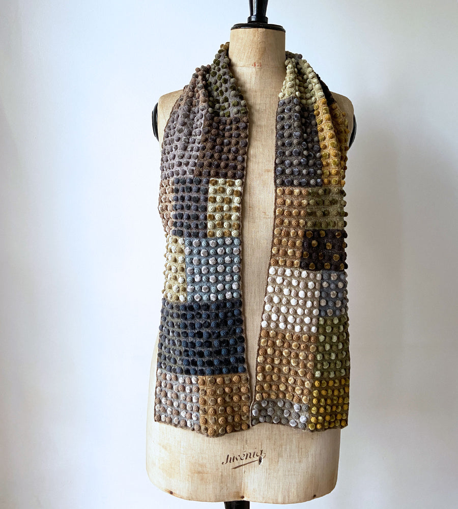 Sophie Digard / wool scarf (E4002/L/MR)