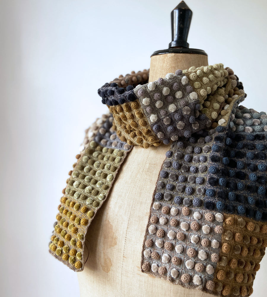 Sophie Digard / wool scarf (E4002/L/MR)