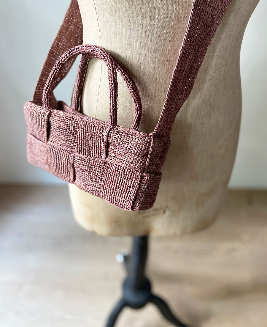 Sophie Digard / raffia handbag (S282/R)