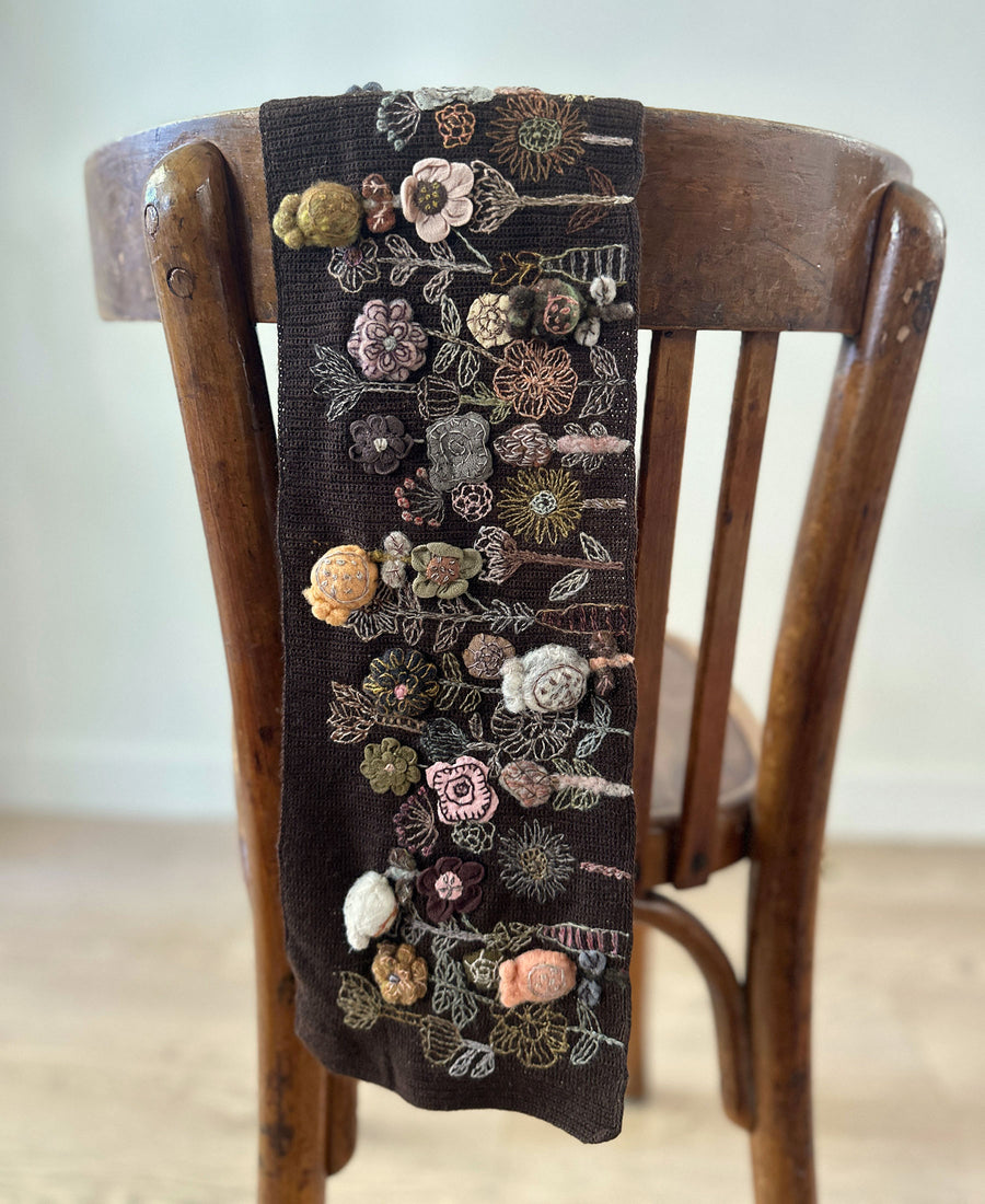 Sophie Digard / wool scarf (E5081/S/MR)