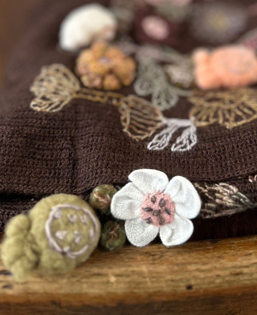 Sophie Digard / wool scarf (E5081/S/MR)