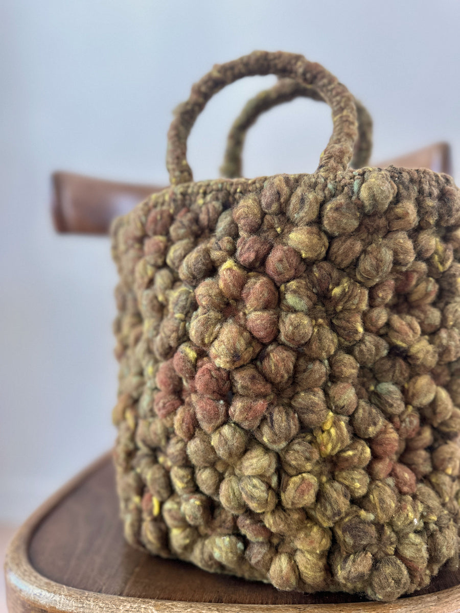 Sophie Digard / wool handbag (S262/3051/CRD)