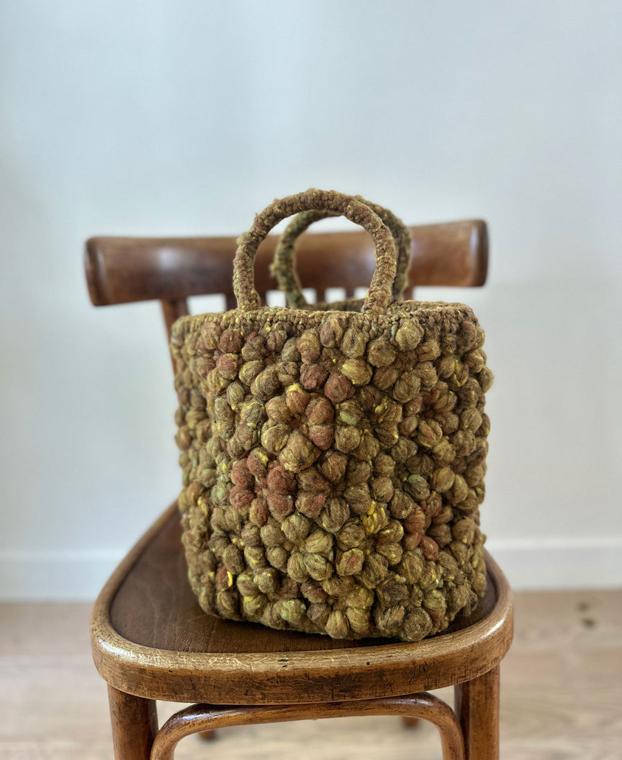 Sophie Digard / wool handbag (S262/3051/CRD)