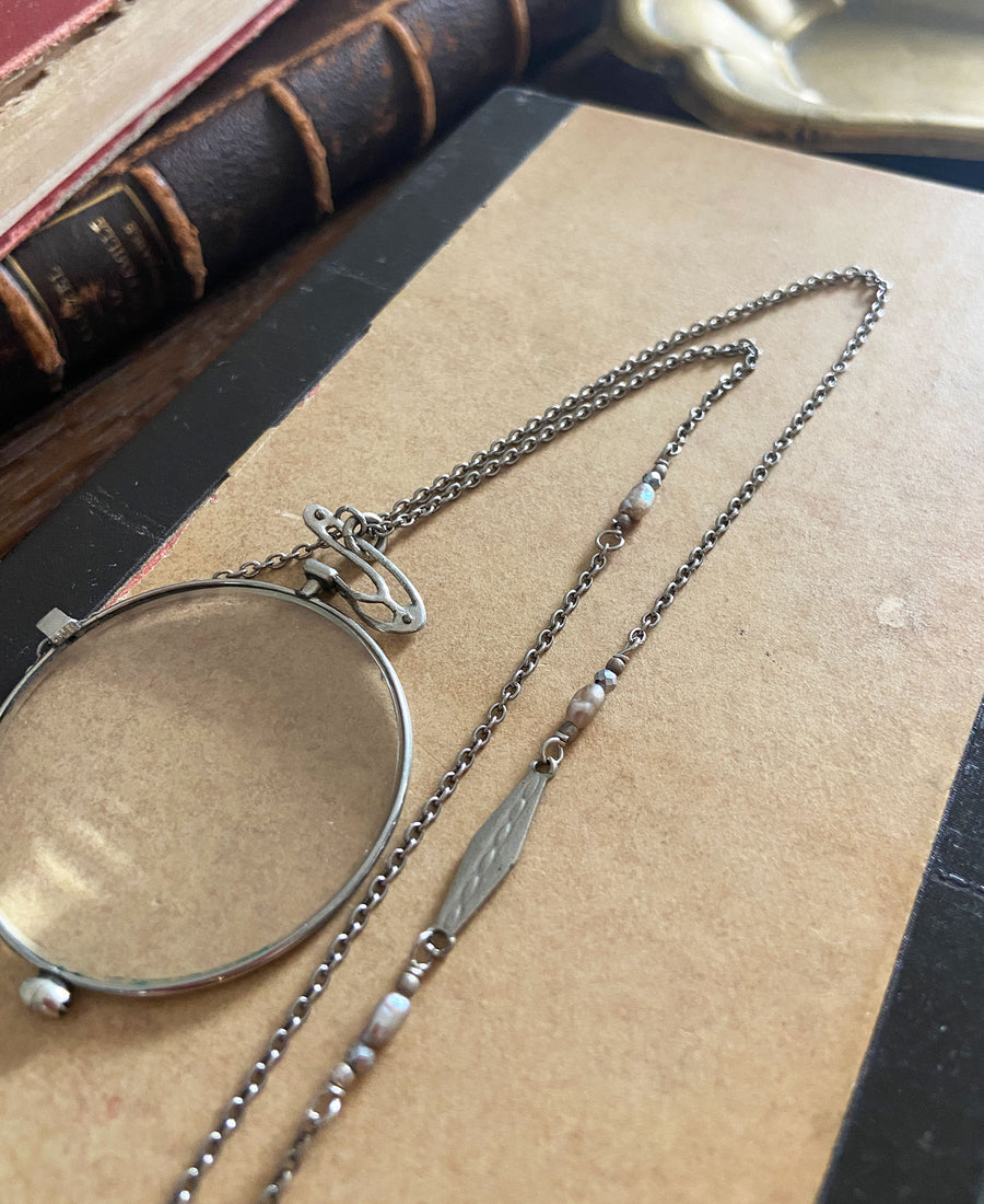 TABITO Jewelry / Long chromed necklace (lo03.23AW)