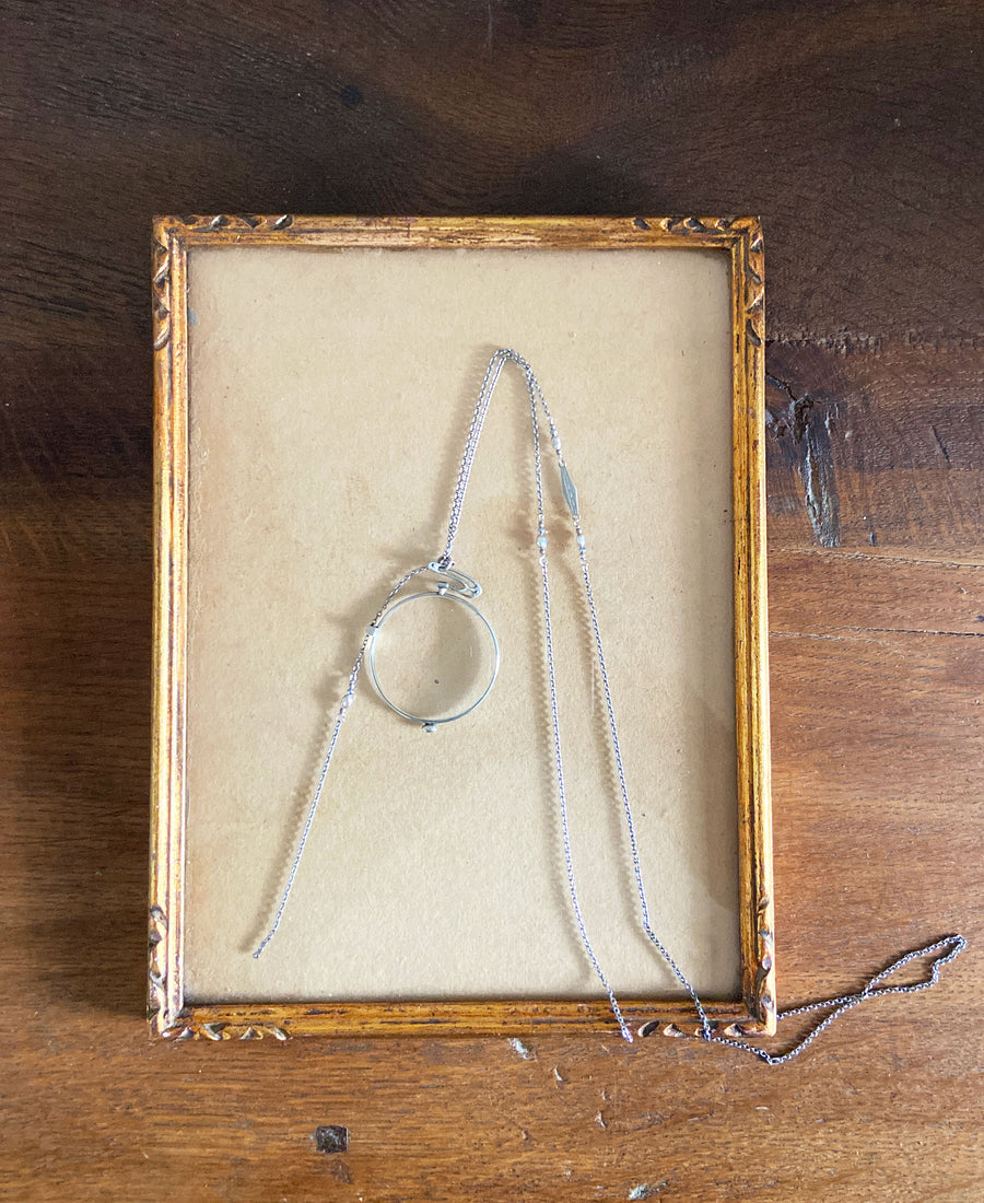 TABITO Jewelry / Long chromed necklace (lo03.23AW)
