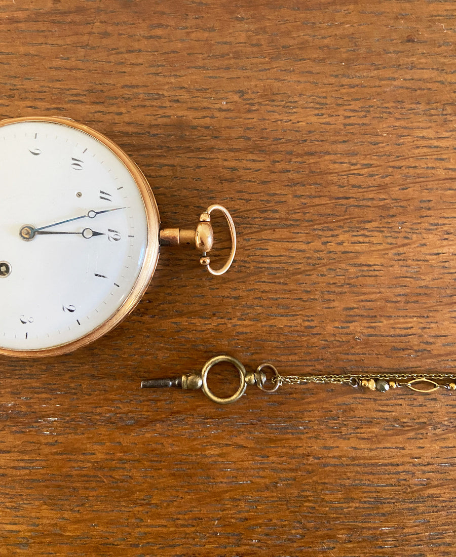 TABITO Jewelry / Pocket watch key necklace (Br.WN25)