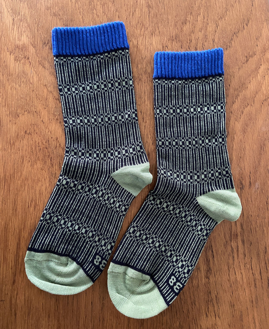 wolvis / socks Bauhaus matcha (green)