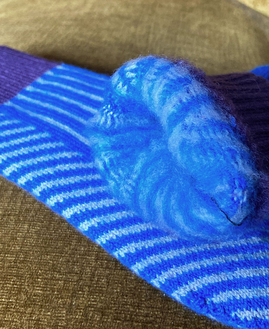 wolvis / mittens Bauhaus cobalt (blue)