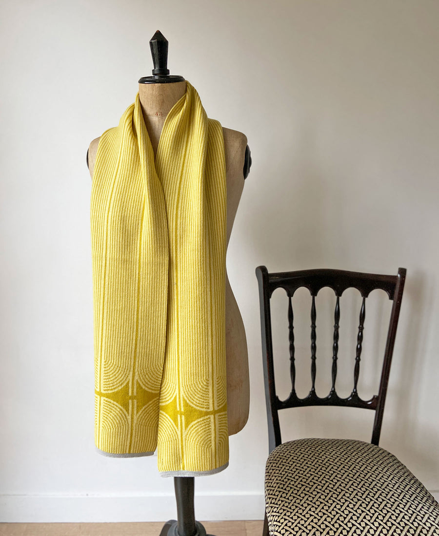 wolvis / scarf ANNI sulphur (yellow / midi)