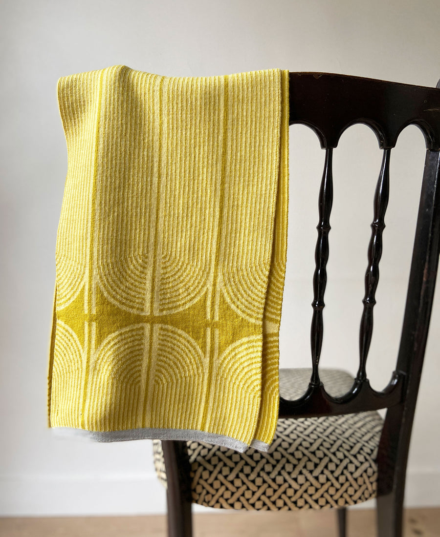 wolvis / scarf ANNI sulphur (yellow / midi)