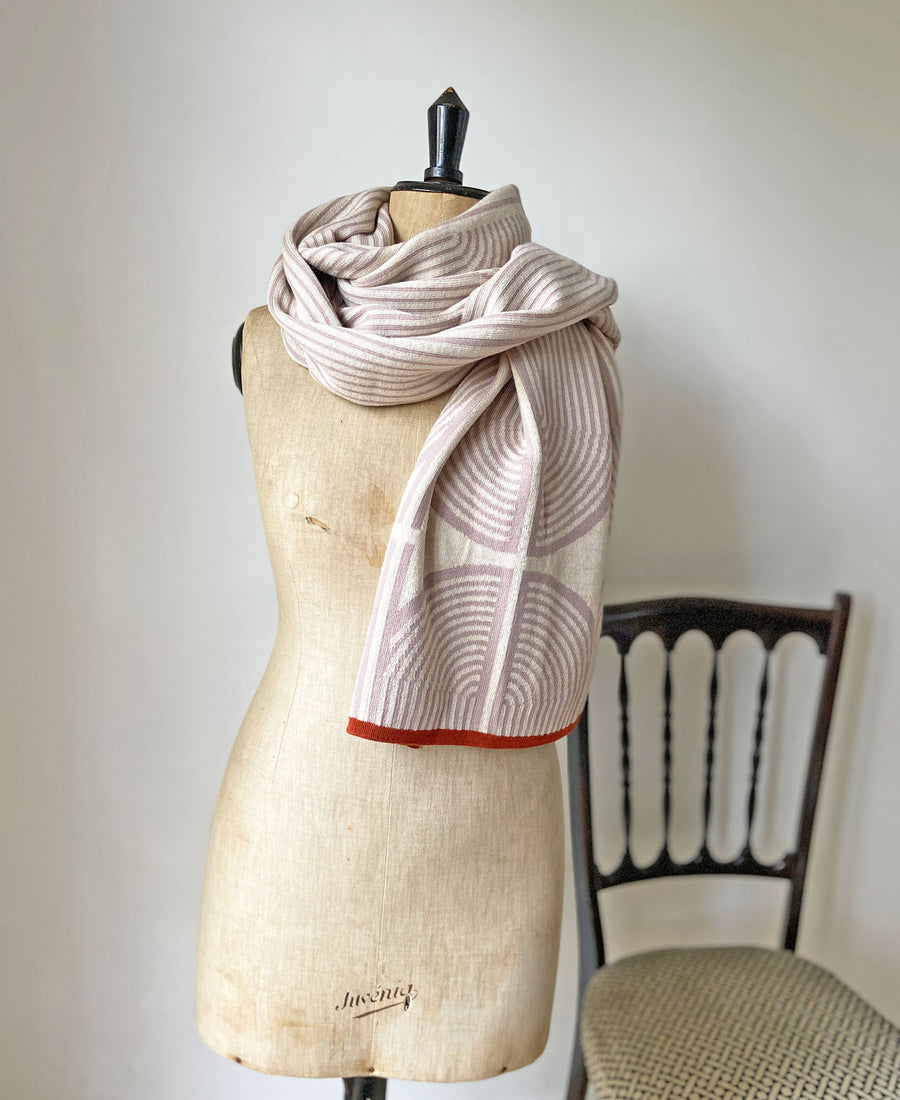 wolvis / scarf ANNI nude (beige pink / maxi)