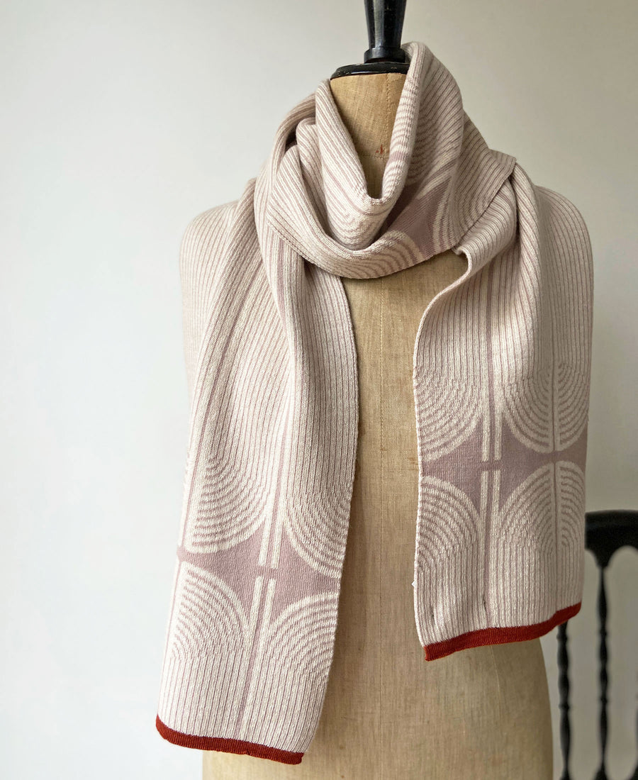 wolvis / scarf ANNI nude (beige pink / midi)