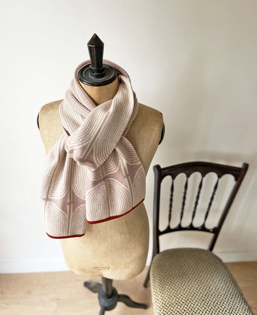 wolvis / scarf ANNI nude (beige pink / midi)