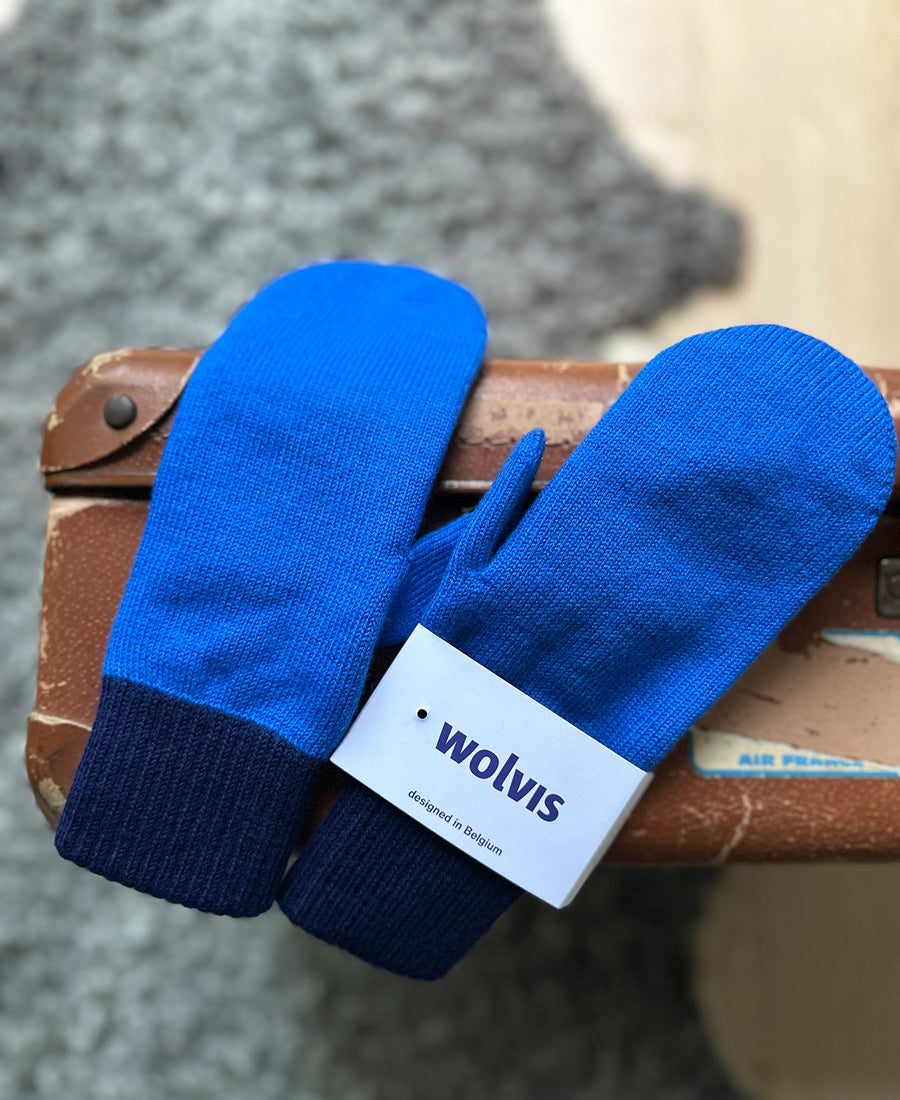 wolvis / mittens cobalt (blue)