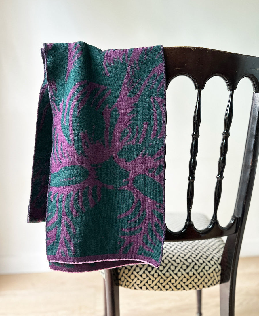 wolvis / scarf CERURA grape (purple / midi)