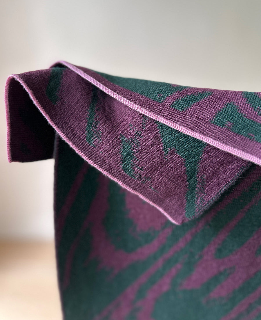 wolvis / scarf CERURA grape (purple / midi)