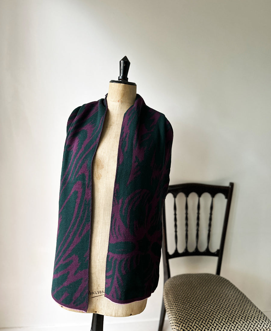 wolvis / scarf CERURA grape (purple / midi)