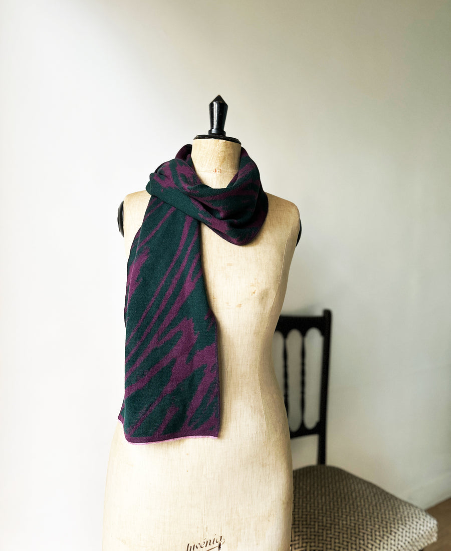 wolvis / scarf CERURA grape (purple / midi)