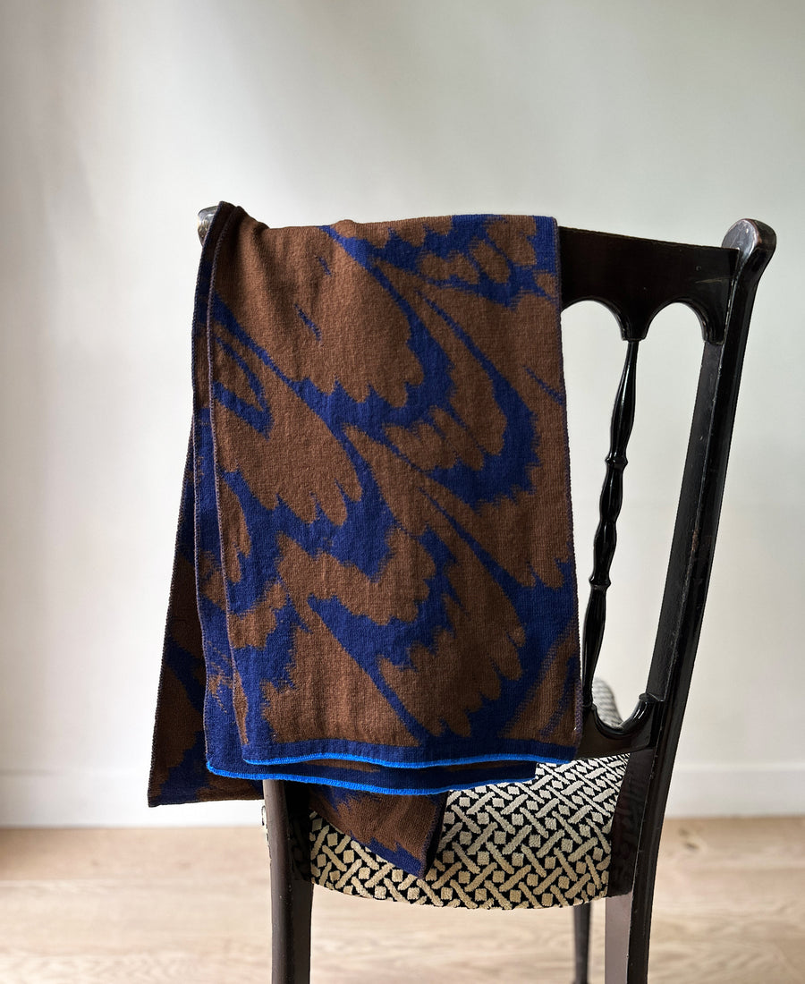 wolvis / scarf FURCULA cacao (brown / midi)