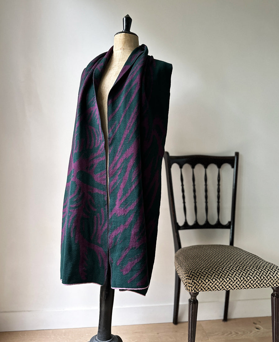 wolvis / scarf CERURA grape (purple / maxi)