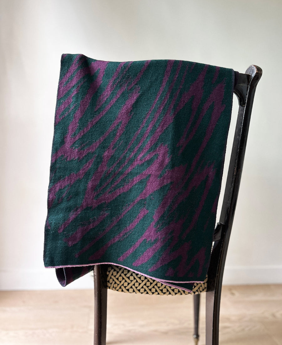 wolvis / scarf CERURA grape (purple / maxi)