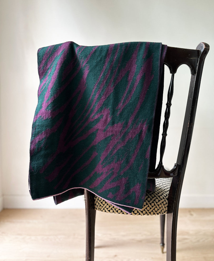 wolvis / scarf CERURA grape (purple / maxi)